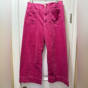 Anthropologie Maeve Pink Corduroy Pants Size 31